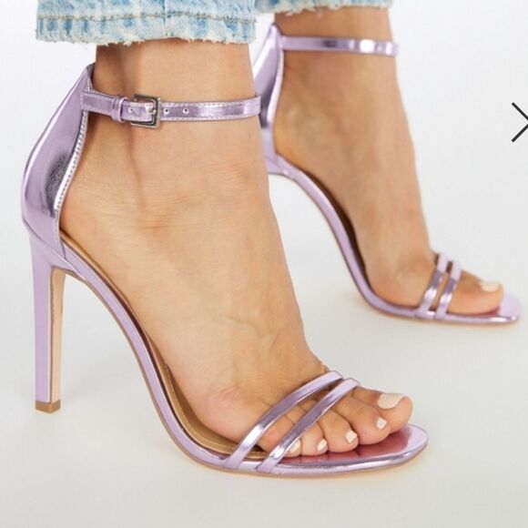 BRAND NEW JUSTFAB NO TIME TO WASTE STILETTO HEELED SANDAL - Picture 1 of 16